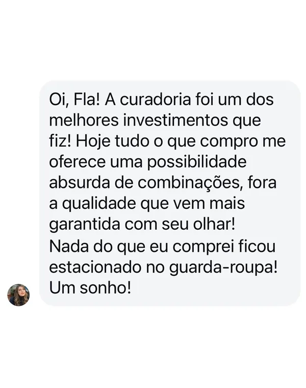 Depoimento de aluna