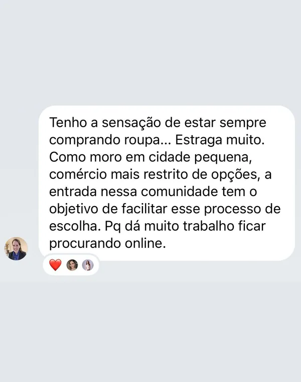 Depoimento de aluna